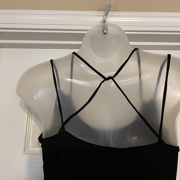 Vintage YK2 black beaded dress, size 6 - Picture 6 of 8